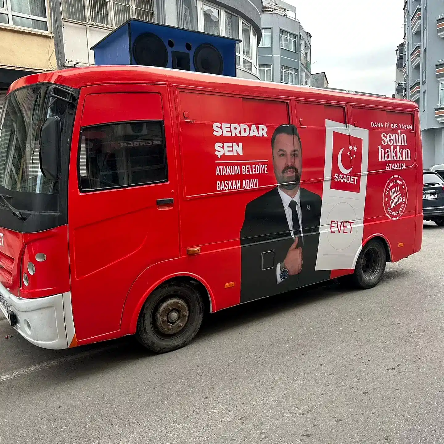 Atakum Saadet Partisi Araç Kaplama